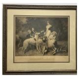 Framed Victorian Vintage Style Art Print