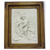 Heavy Decorative Bas-Relief Wall Plaque