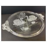 Mikasa Swan Cake Plate