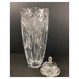 Mikasa Vase and Butter Dish