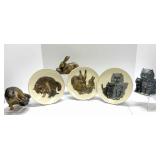 Goebel Plates and Matching Figurines