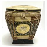Vintage Hand-Painted Thai Rice Box