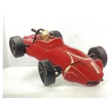 Metal Indy Car Plaque