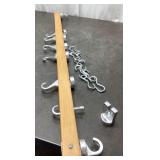 Taylor and Ng Wooden Track Pot Rack