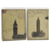 Pair of Decorative Art on Canvas Prints