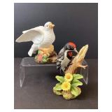 Two Bird Figurines