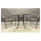 Patio Table and Two Chairs