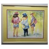 Signed Framed Print of Watercolor