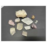 Collection of Eleven Raw Mineral Specimens