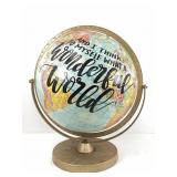 Wonderful World Large Painted Globe