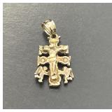 14 KT Crucifix Pendant