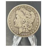 1886-O Morgan Silver Dollar