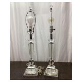 Pair of Lucite Table Lamps