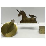 Three Pieces of Vintage Brass