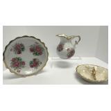 Three Pieces Vintage Porcelain