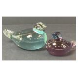 Pair of Crystal Birds