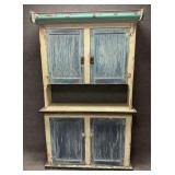 Artistic Vintage Two Piece Cabinet