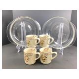 Vintage Pyrex and Mugs