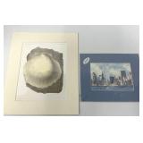 Two Matted Art Prints