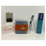 Wren Inflatable Pool, Tripod, and Tape Player