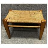 Woven Seat Foot Stool