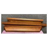 Three Gloating Wall Shelves