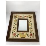 Americana Embroidered Frame Mirror