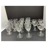 Eighteen Pieces of Tiffin-Francisan Crystal