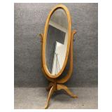 Oak Cheval Mirror