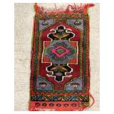 Antique Hand-Knotted Small Rug