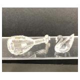 Swarovski Crystal - Lute and Swan