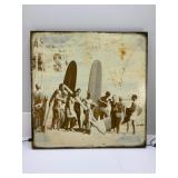 Surfing Party Print on Canvas