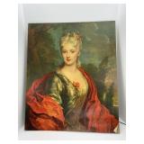 Print on Board of Madame Dubois