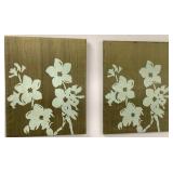 Unframed Floral Canvas Wall Art