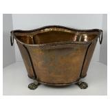Large Vintage Copper Jardiniere