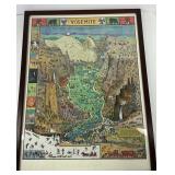 Framed Wall Art Print of Yosemite National Park