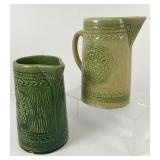 Vintage Stoneware Pitchers