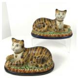 Vintage Ceramic Staffordshire Cats