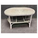 Vintage Wicker Coffee Table