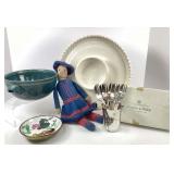 Lot of Assorted Serving Items