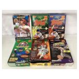 Six Boxes Topps Baseball Cards