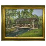 Signed Framed Oil on Canvas Painting