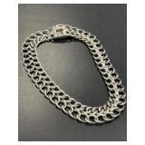 Heavy Sterling Choker Necklace
