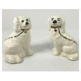 Hand-Painted Ceramic Staffordshire Dogs