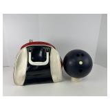 Vintage Brunswick Bowling Faux Bag and Ball