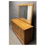 Maple Dresser with Mirror Project