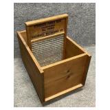 Antique Washboard in Box