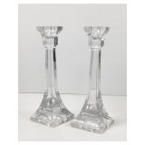 Villeroy and Boch Crystal Candlesticks