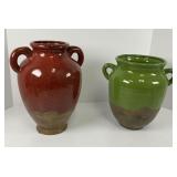 Two Southern Living at Home Olive Jars