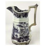 Rare Vintage Mulberry Ironstone Pitcher